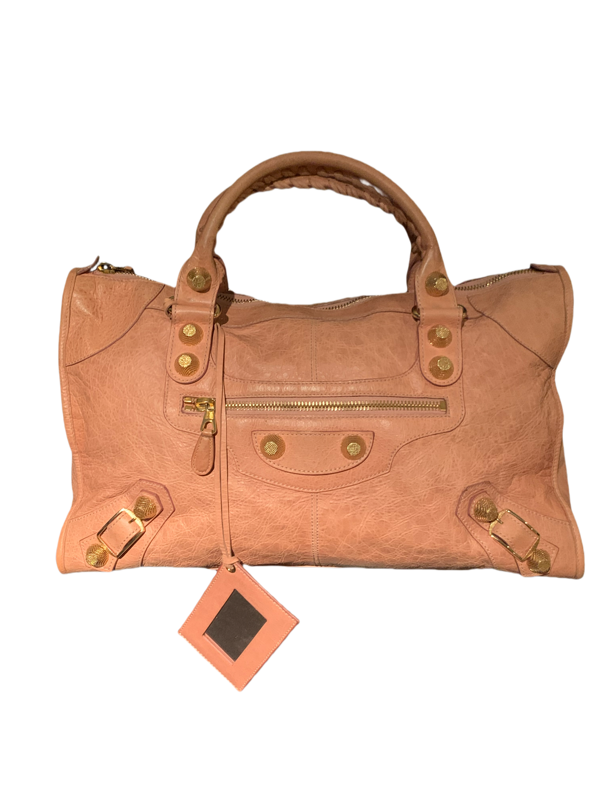 Balenciaga City Bag Size Giant in Peachy Pink