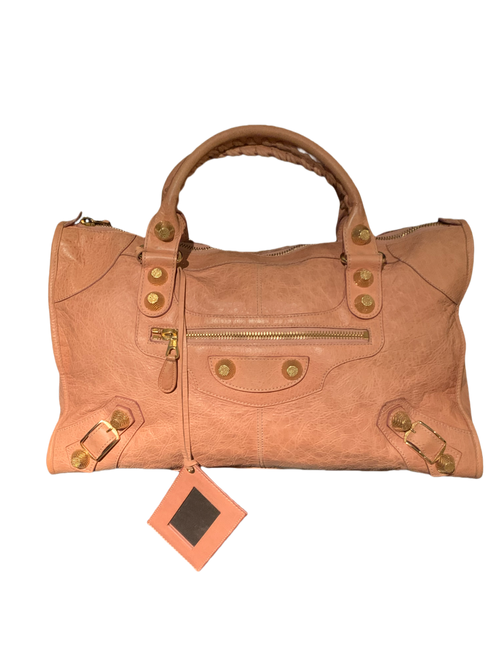 Balenciaga City Bag Size Giant in Peachy Pink