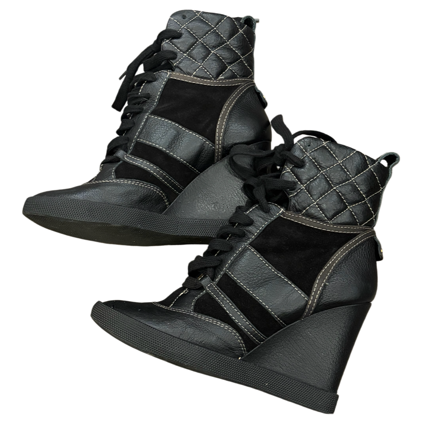 Chloé Black Leather Trainers