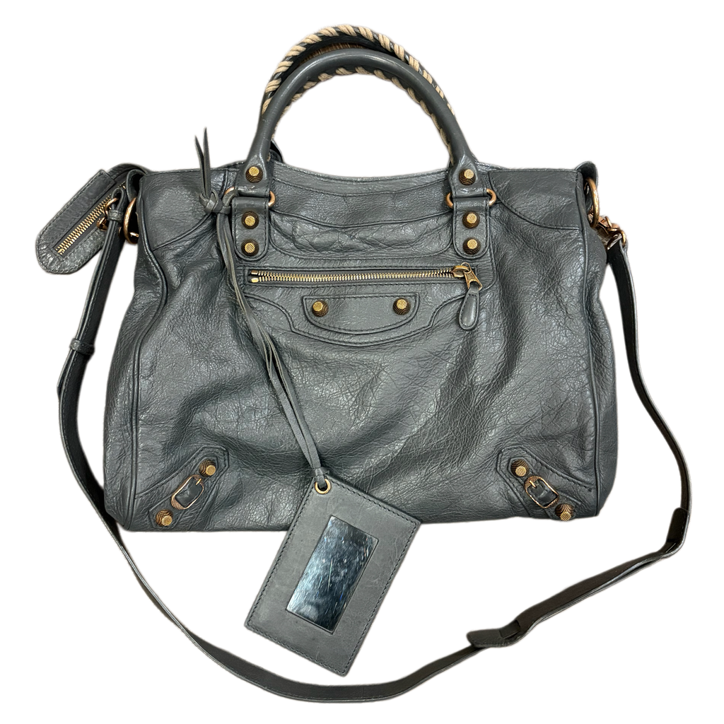 Balenciaga velo city bag in grey