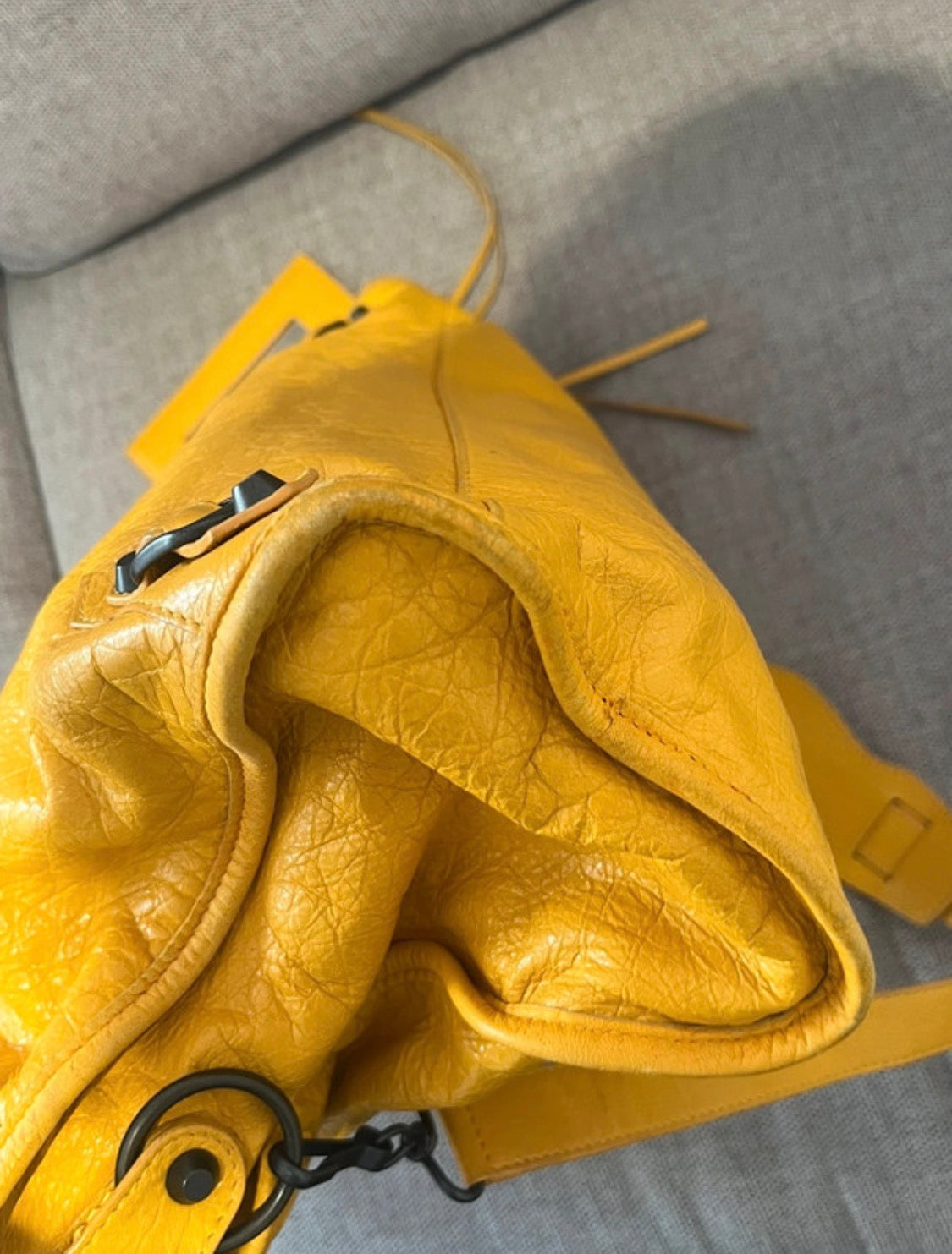 Balenciaga City Bag size Medium in Yellow