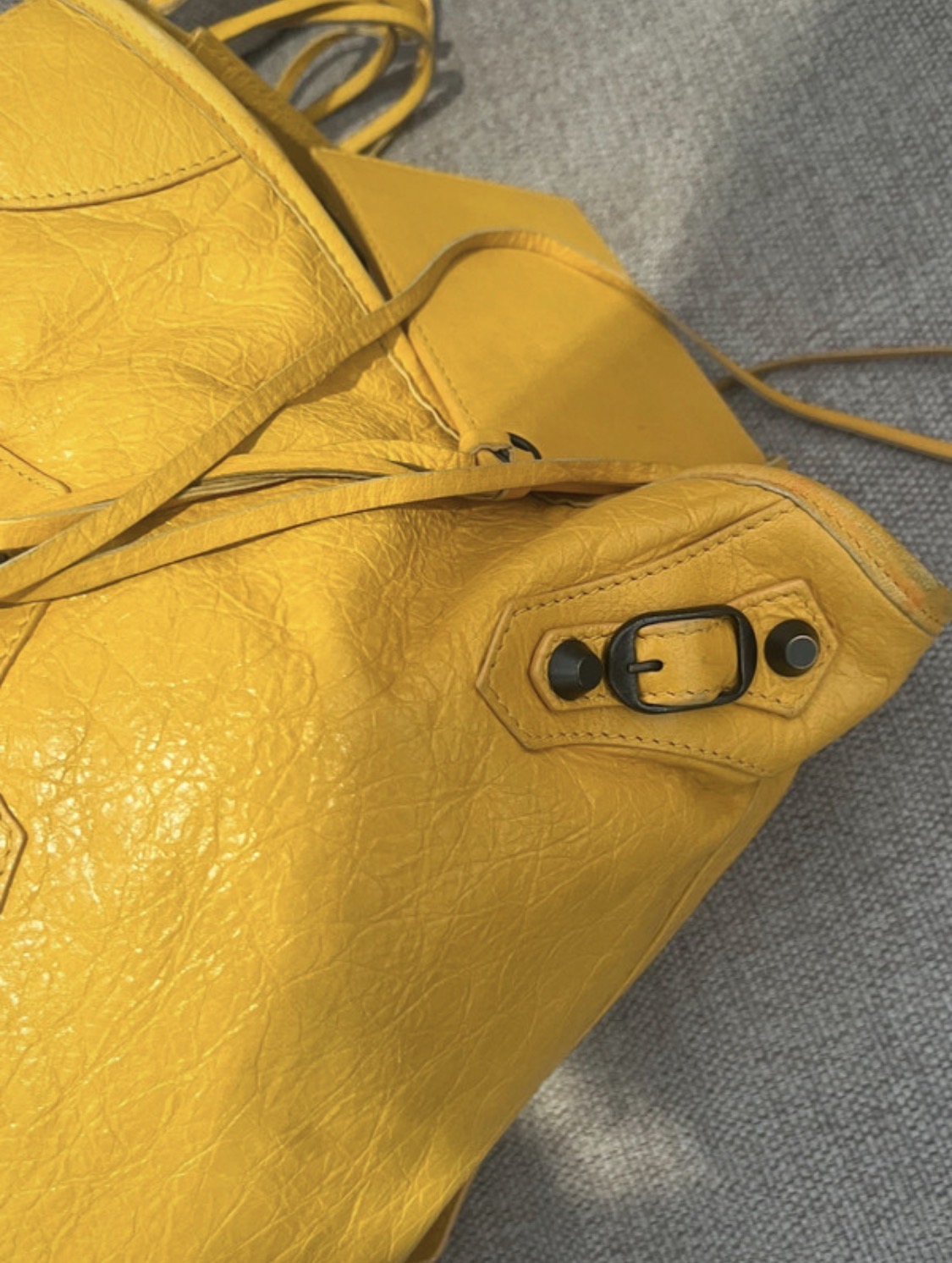 Balenciaga City Bag size Medium in Yellow