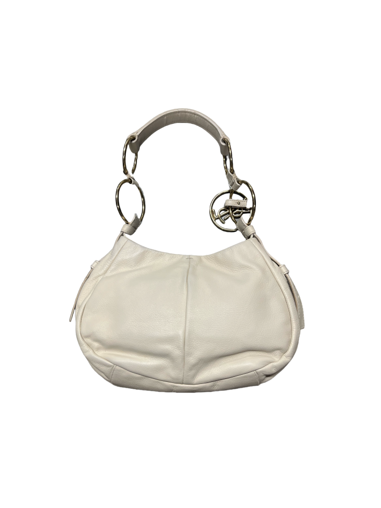 Yves Saint Laurent by Tomford White Leather Ring Bag