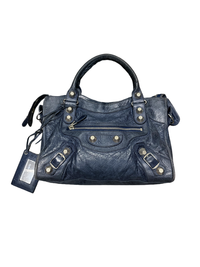 Balenciaga City Bag size Medium in Navy
