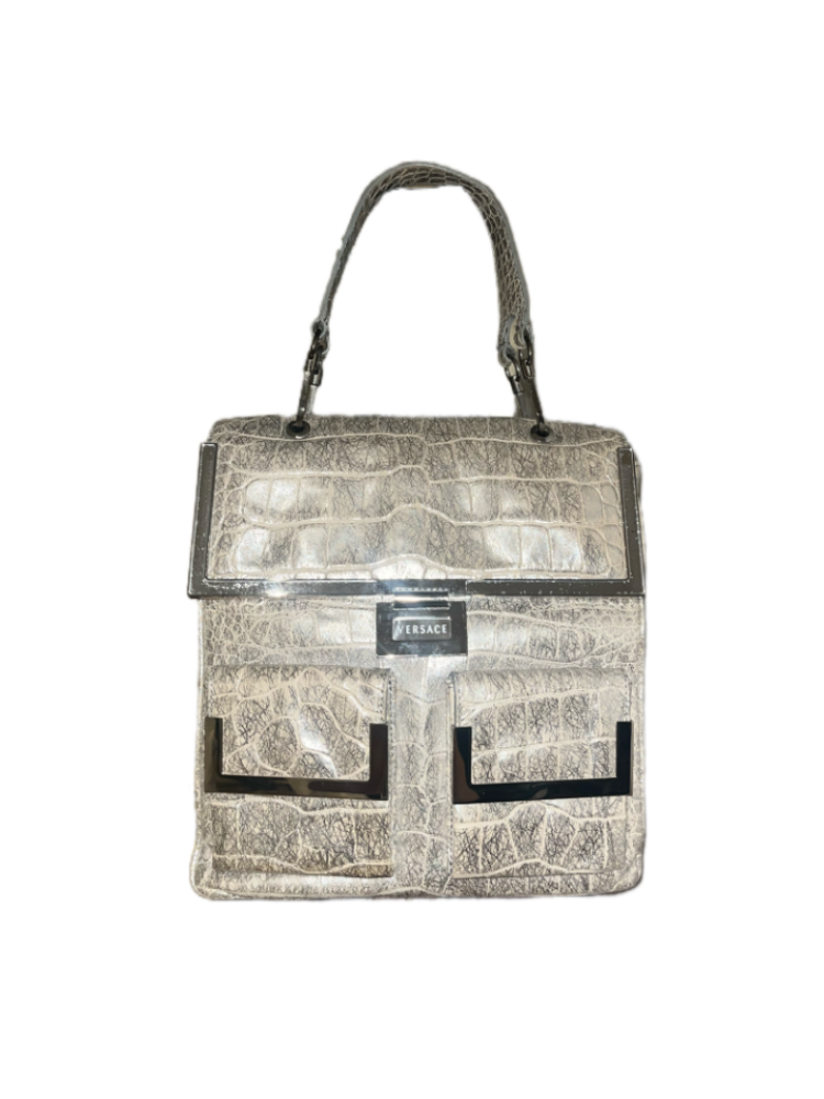 Versace Top Handle Bag From 2007 Fall Ready To Wear RunWay