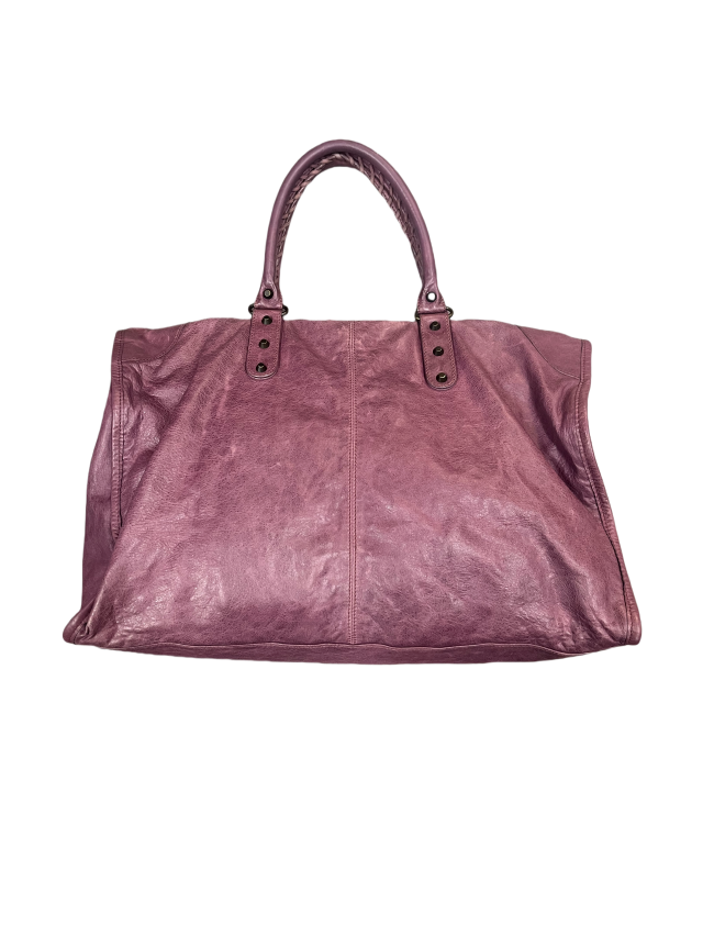 Balenciaga City Bag Extra Large Size in Purple