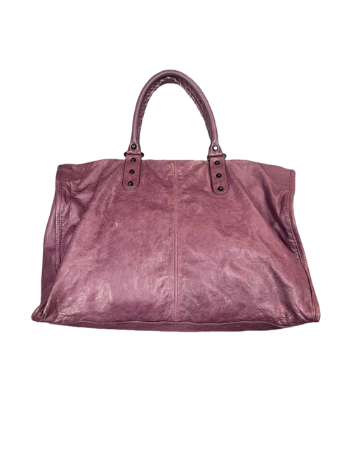 Balenciaga City Bag Extra Large Size in Purple