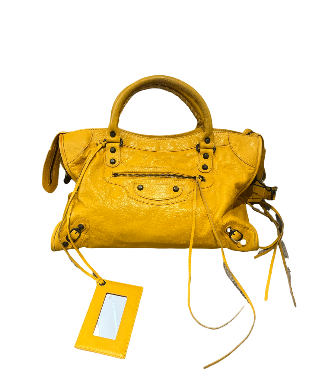 Balenciaga City Bag size Medium in Yellow