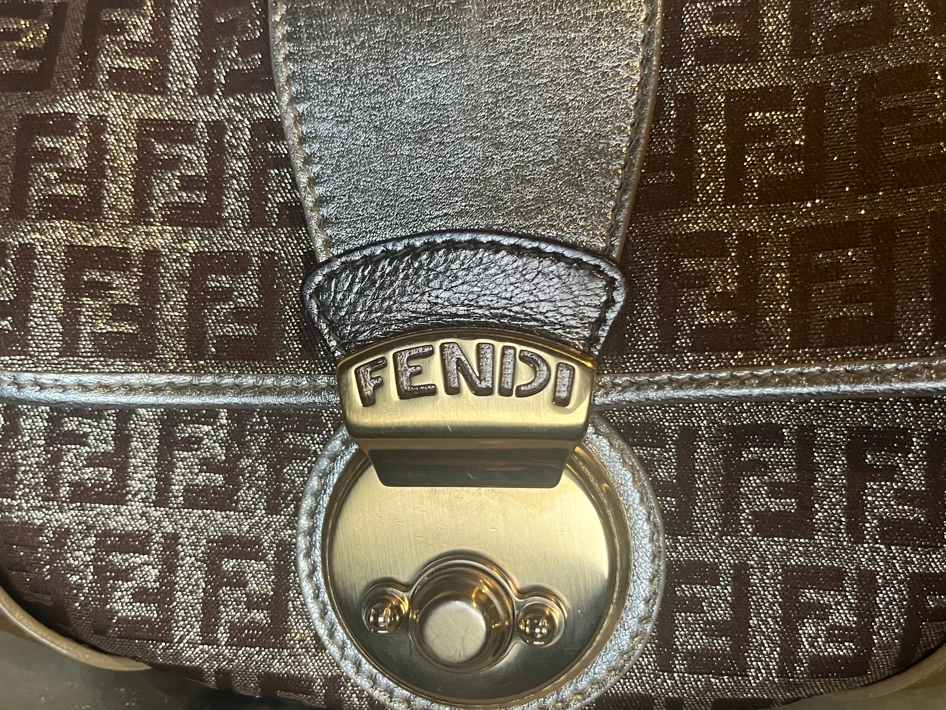 Fendi B Buckle UFO Shoulder Bag
