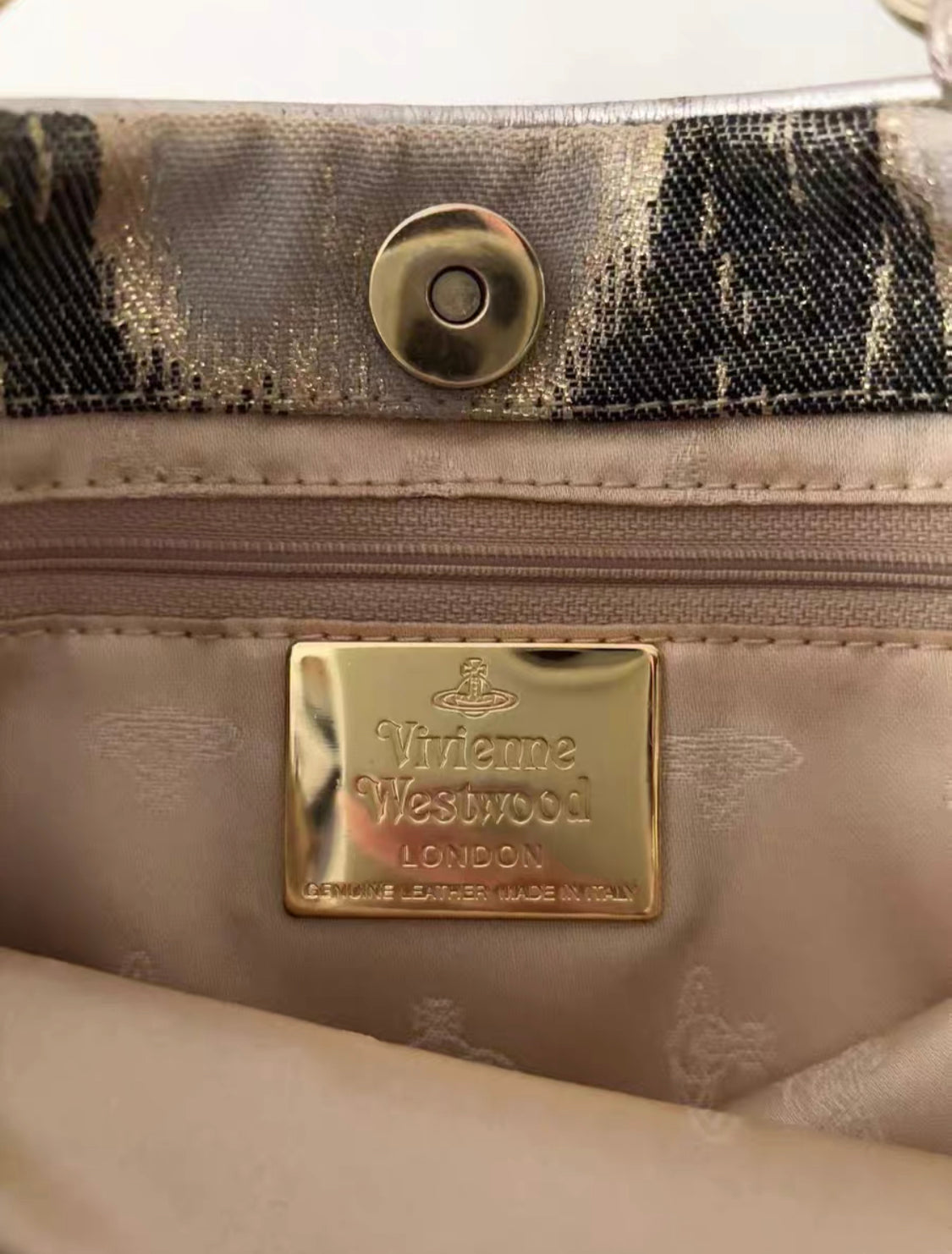 Vivienne Westwood Snake Pattern Handbag