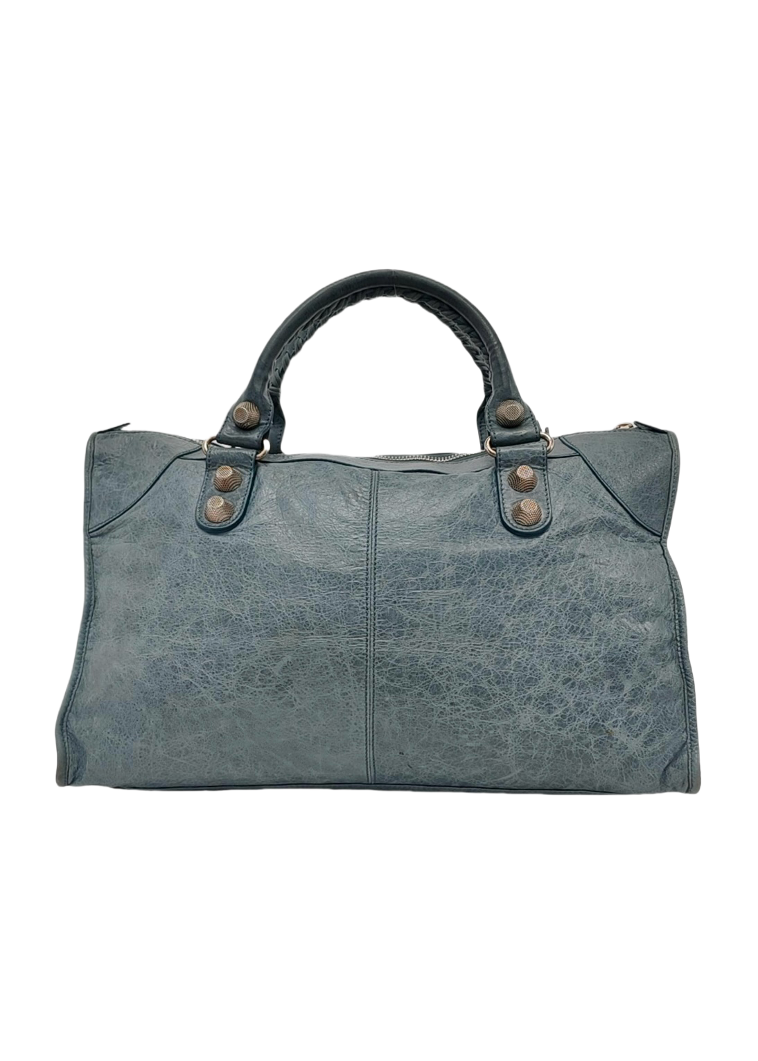 Balenciaga City Bag size Giant in Blue Grey