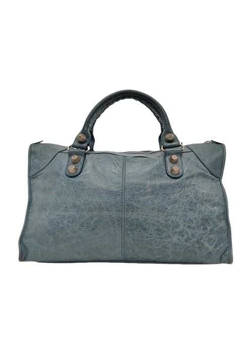 Balenciaga City Bag size Giant in Blue Grey