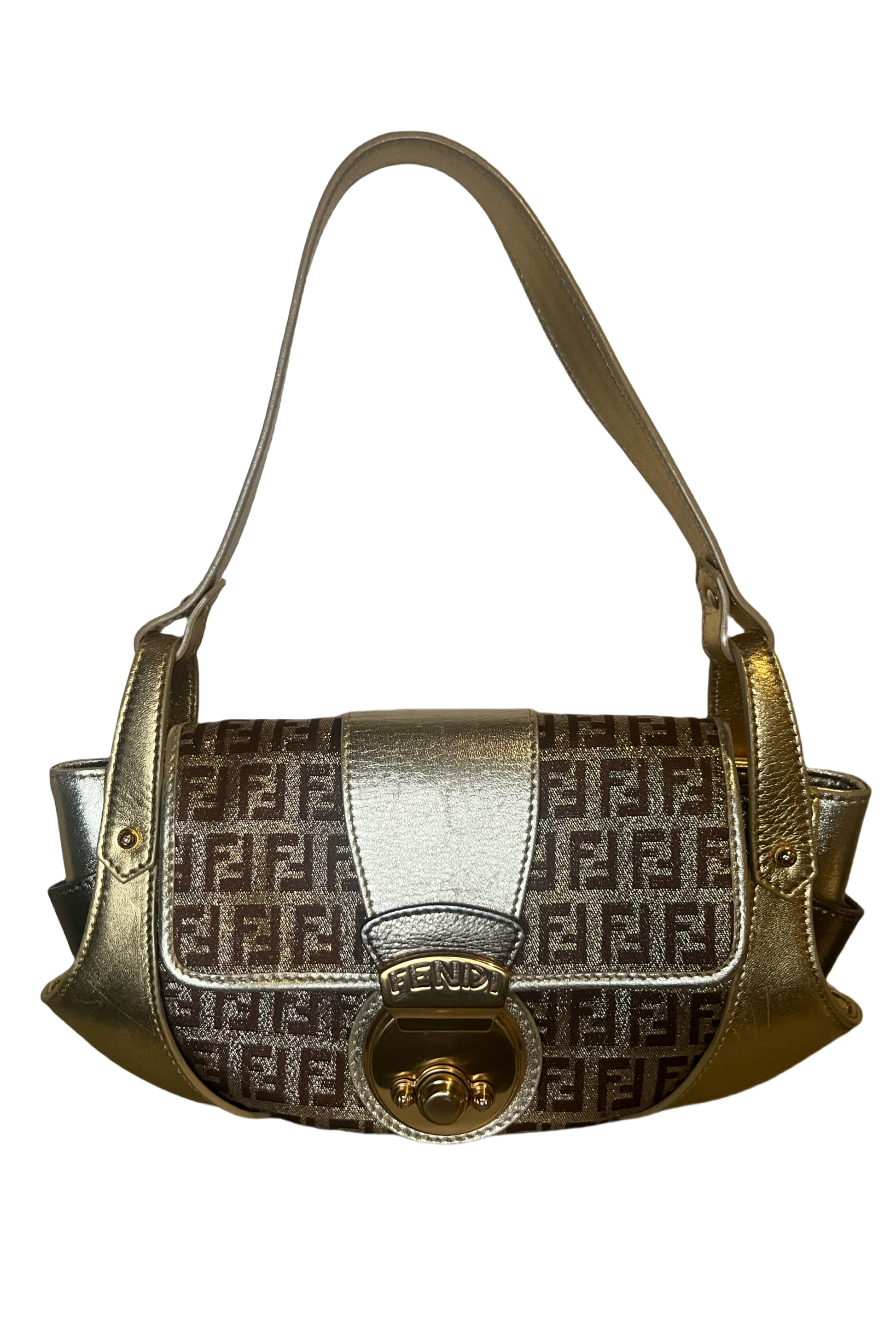 Fendi B Buckle UFO Shoulder Bag